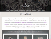 Tablet Screenshot of crystolight.com